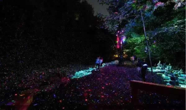 沉浸式夜游主题公园设计、灯光互动设计等